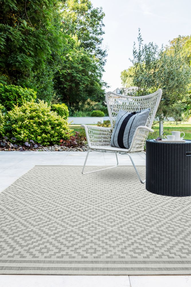 Patio- Indoor / Outdoor - PAT11 Diamond Grey - Asiatic London