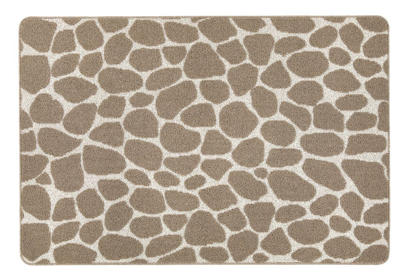 My Sculptured Collection - Patterned- Pebble- Ivory and Mink -  Washable-  Phoenox Rug