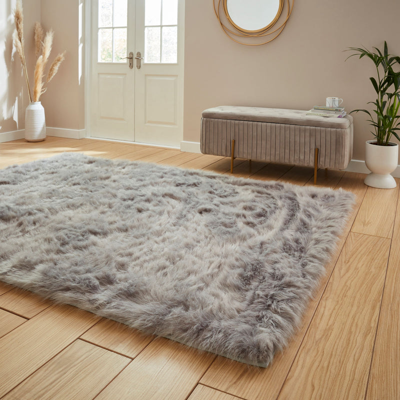 Polar Plush - Plain Shaggy - Grey