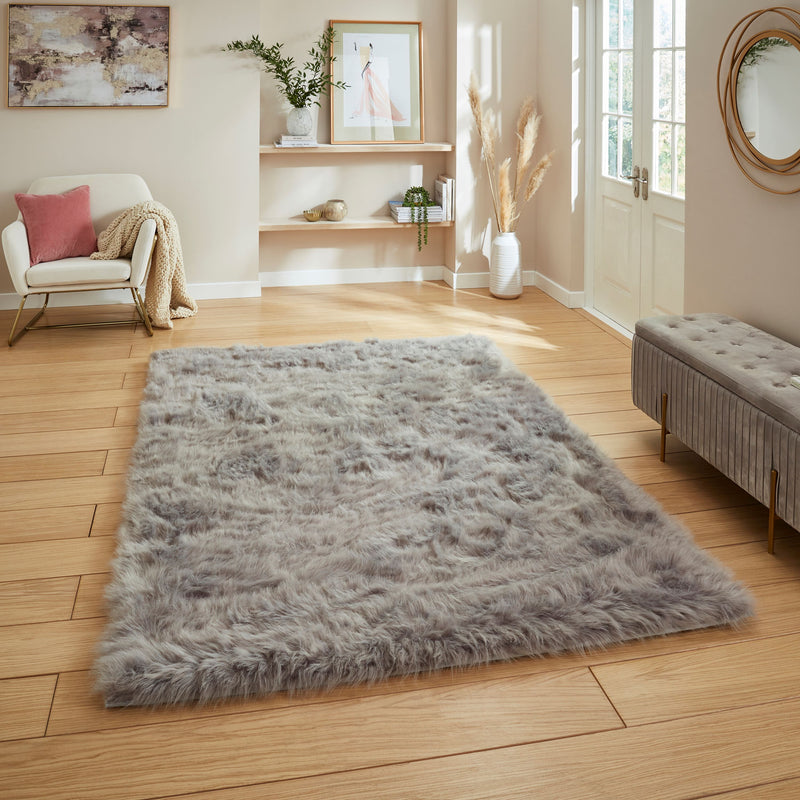 Polar Plush - Plain Shaggy - Grey