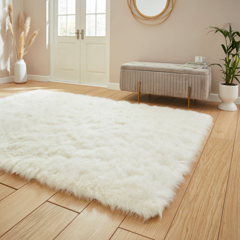 Polar Plush - Plain Shaggy - Ivory