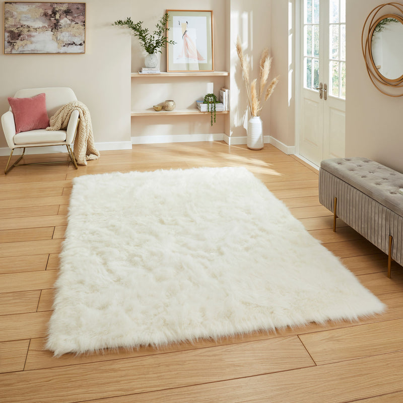 Polar Plush - Plain Shaggy - Ivory