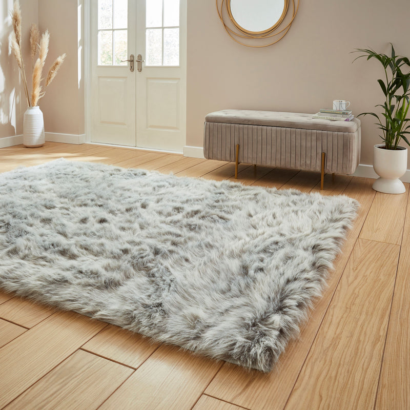 Polar Plush - Plain Shaggy - Light Grey