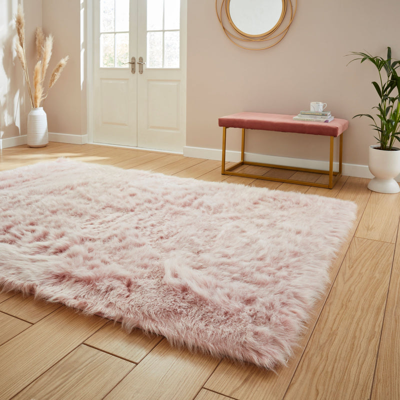 Polar Plush - Plain Shaggy - Rose