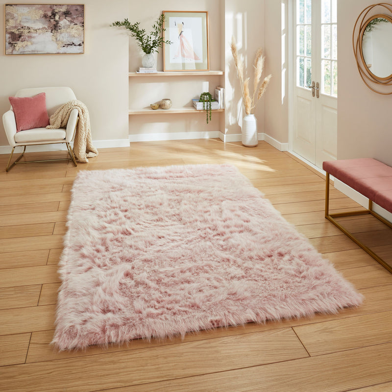 Polar Plush - Plain Shaggy - Rose