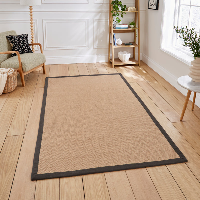 Portland Jute - Charcoal - Think Rugs