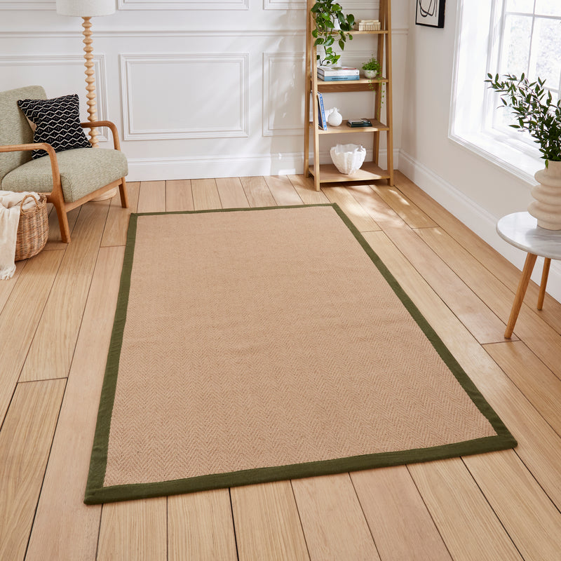 Portland Jute - Green - Think Rugs