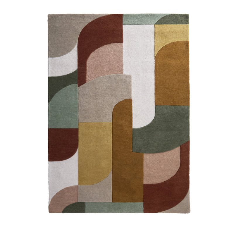 Retro Deco - Tan - Phoenox Rugs