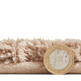 Riviera - Shaggy - B483 - Beige - Think Rugs
