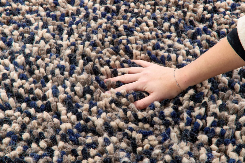 Rocks Shaggy- Navy  Origins-  Phoenox Rugs