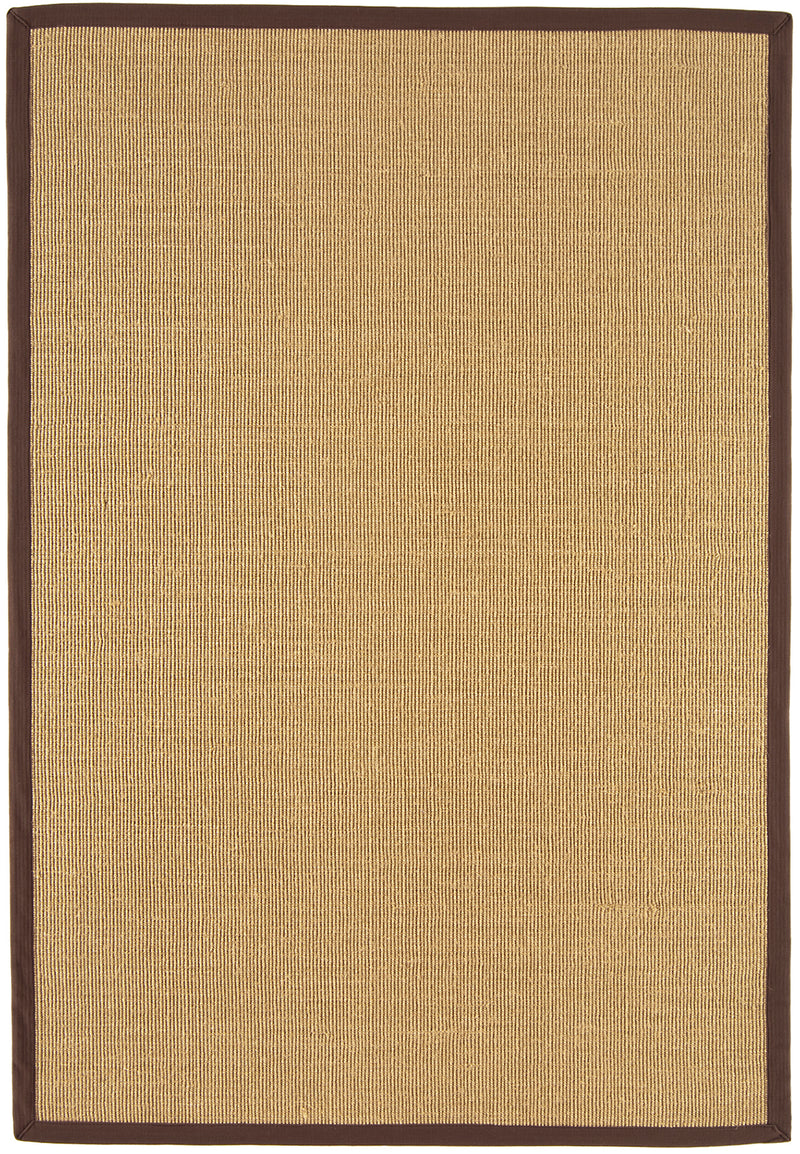 Sisal-  Natural Weaves - Linen / Chocolate -   Asiatic London