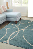 Snug - Bubbles - Blue -  Shaggy - Melrose Interiors