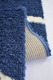 Snug - Bubbles - Navy -  Shaggy - Melrose Interiors