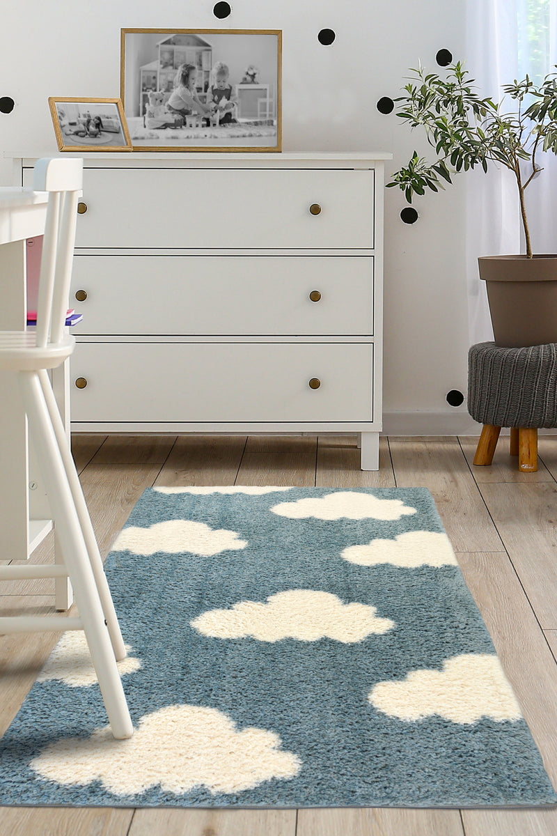 Snug - Kids - Clouds - Blue  - Melrose Interiors