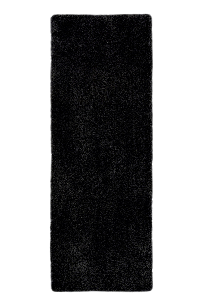 Snug - Plain - Black - Shaggy - Melrose Interiors