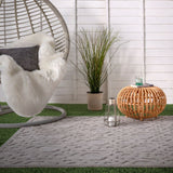 Salta- Indoor / Outdoor - SA03 Silver Geometric - Asiatic London