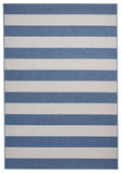 Santa Monica- Indoor / Outdoor - Blue / Light Beige  48644