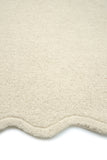 Scalloped Elsie- Cream - Phoenox Rugs