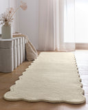 Scalloped Elsie- Cream - Phoenox Rugs
