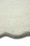 Scalloped Elsie- Seagrass- Phoenox Rugs