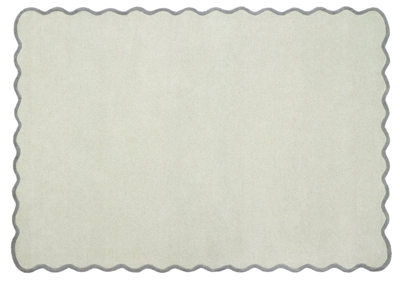 Scalloped Elsie- Seagrass- Phoenox Rugs