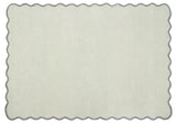 Scalloped Elsie- Seagrass- Phoenox Rugs