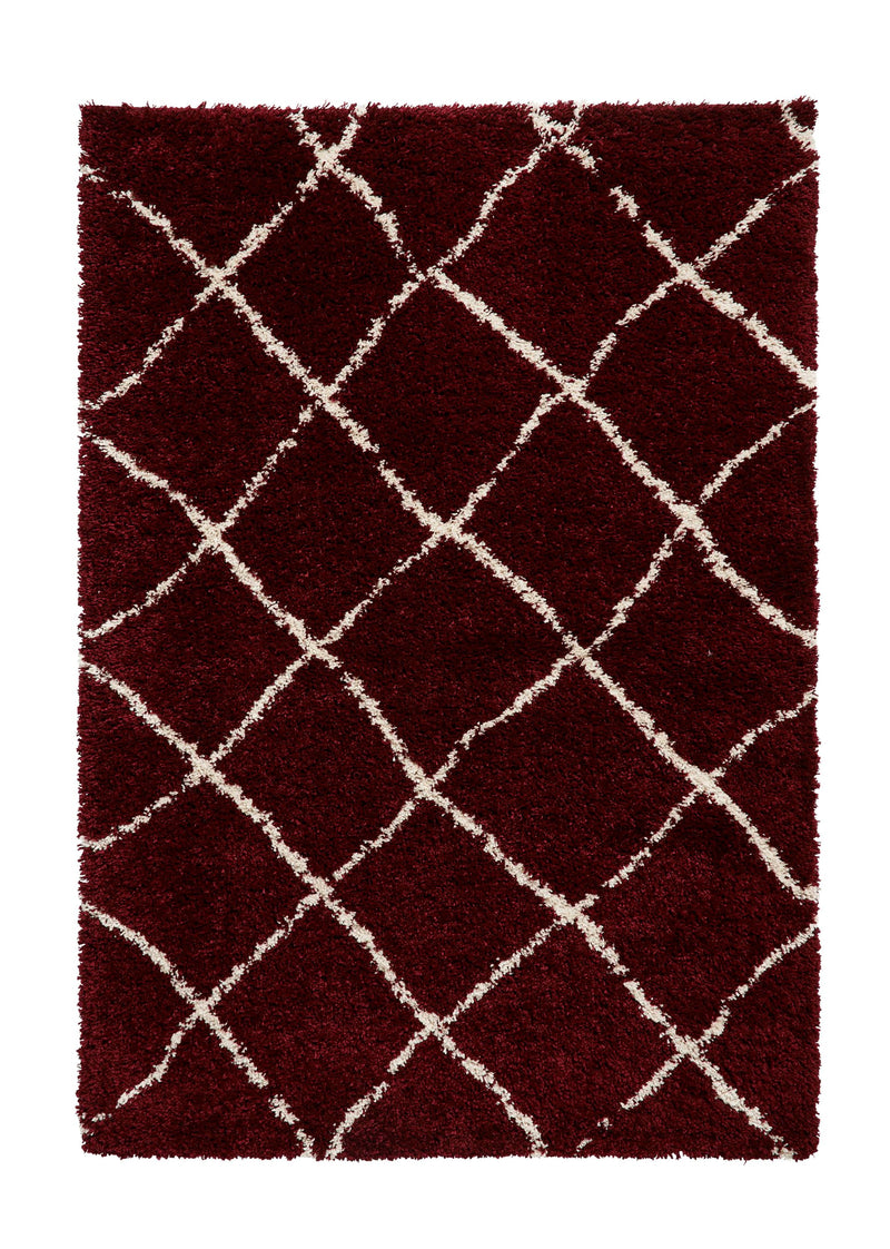 Scandi Berber - Red / Cream- G257
