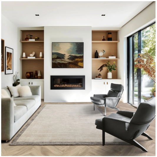 Blade Border Fine-07 Putty / Silver - Asiatic London