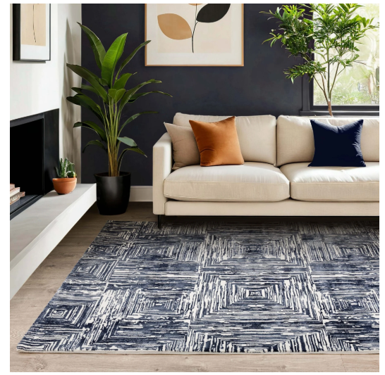 Kuza - Portrait - Navy -   Asiatic London