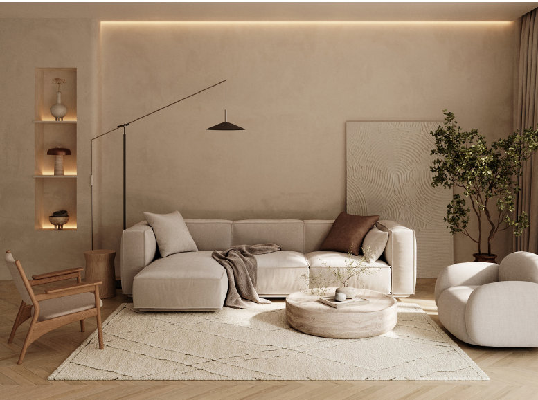 Dune - 014- 0005  6181- Beige  /  Grey