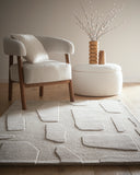 Sculptured Wool - Stone - Pheonox Rugs