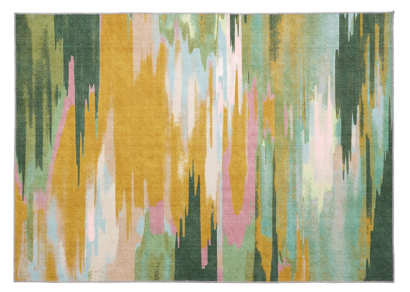 My Washable Range - Sedona - Green Ochre-  Contemporary -  Phoenox Rug