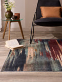 My Washable Range - Sedona - Rust / Navy -  Contemporary -  Phoenox Rug