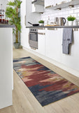 My Washable Range - Sedona - Rust / Navy -  Contemporary -  Phoenox Rug