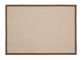 Sisal Boucle - Soft Mocha Border - Pheonox Rugs
