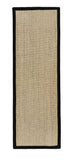 Sisal Neutrals- Light Beige - Black Border -  Origins-  Phoenox Rugs