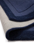 Stacked Border - Evening Blue - Pheonox Rugs