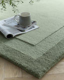 Stacked Border - Soft Green - Pheonox Rugs