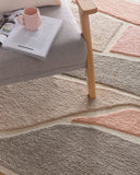 Strata - Pink / Grey - Pheonox Rugs