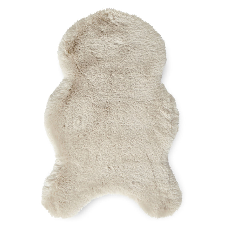 Super Teddy - Faux Sheepskin - Plain Shaggy - Beige