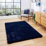 Super Teddy - Plain Shaggy - Navy