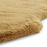Super Teddy - Faux Sheepskin - Plain Shaggy - Mustard