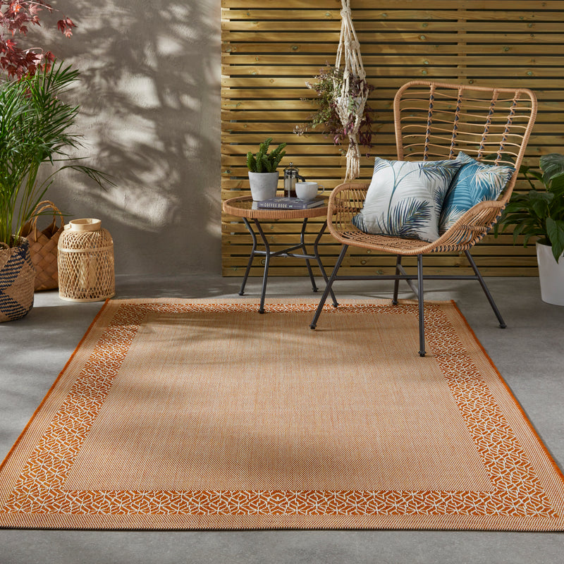 Terrazzo - TRZ01- Orange- Indoor / Outdoor -    Rama (Concept Looms)