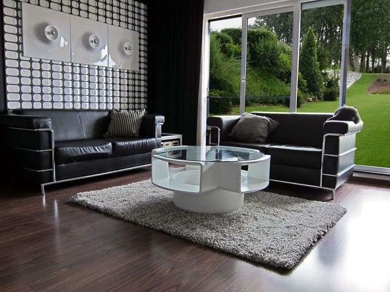 Twilight Shaggy -  039-0001 6699  - White Silver-  Rugs and Runners- CIRCLES/SQUARES AVAILABLE- MC (Copy)