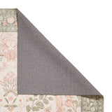 Versailles - H1423 - Beige /  Green   - Washable - Think Rugs