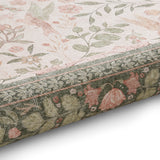 Versailles - H1423 - Beige /  Green   - Washable - Think Rugs
