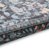 Versailles - H1425 - Dark Blue   - Washable - Think Rugs