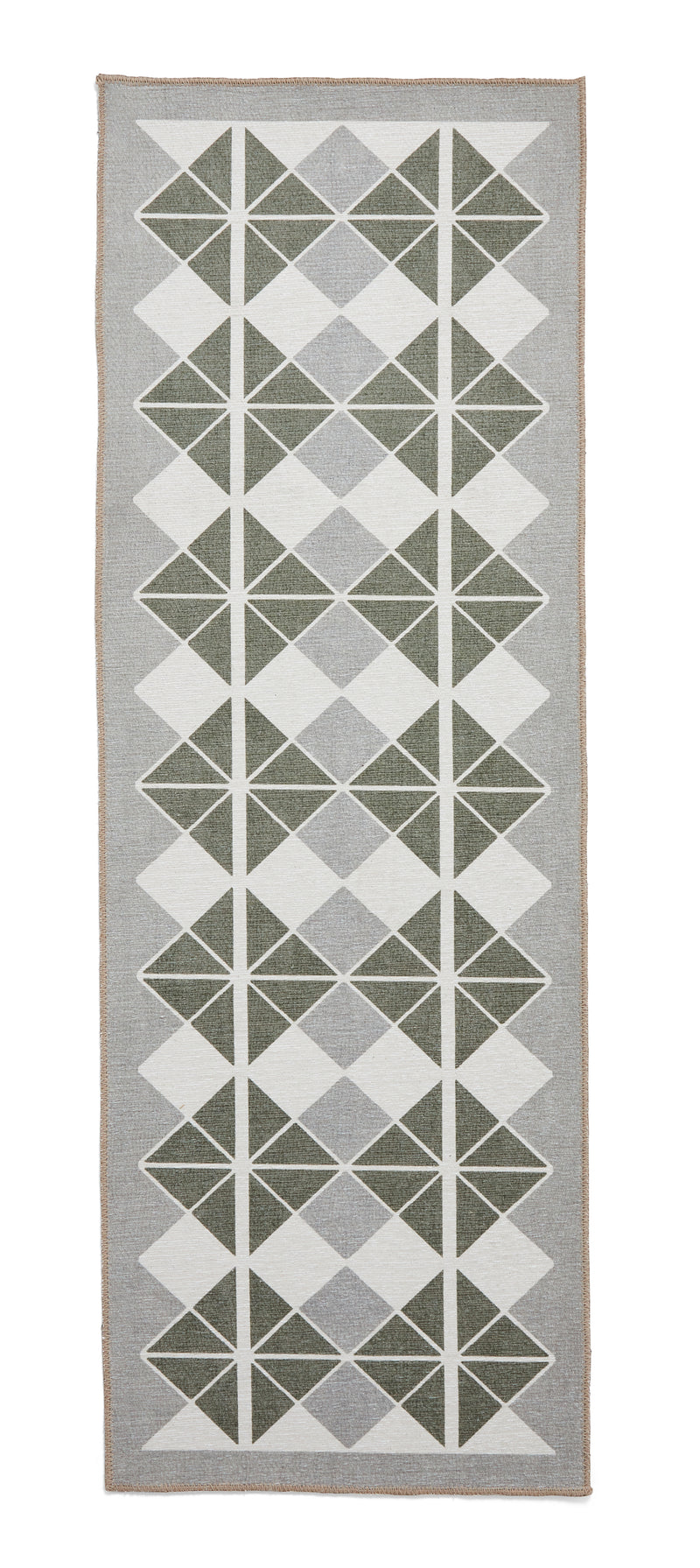 Victoria - Washable - Grey / Green - H1184