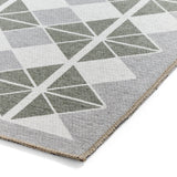 Victoria - Washable - Grey / Green - H1184