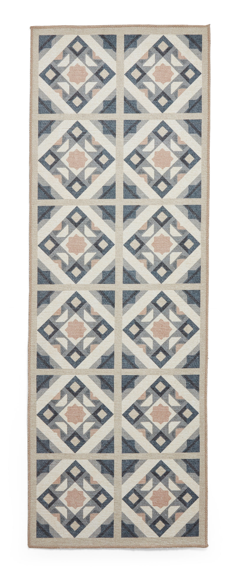 Victoria - Washable - Grey / Orange - H1187